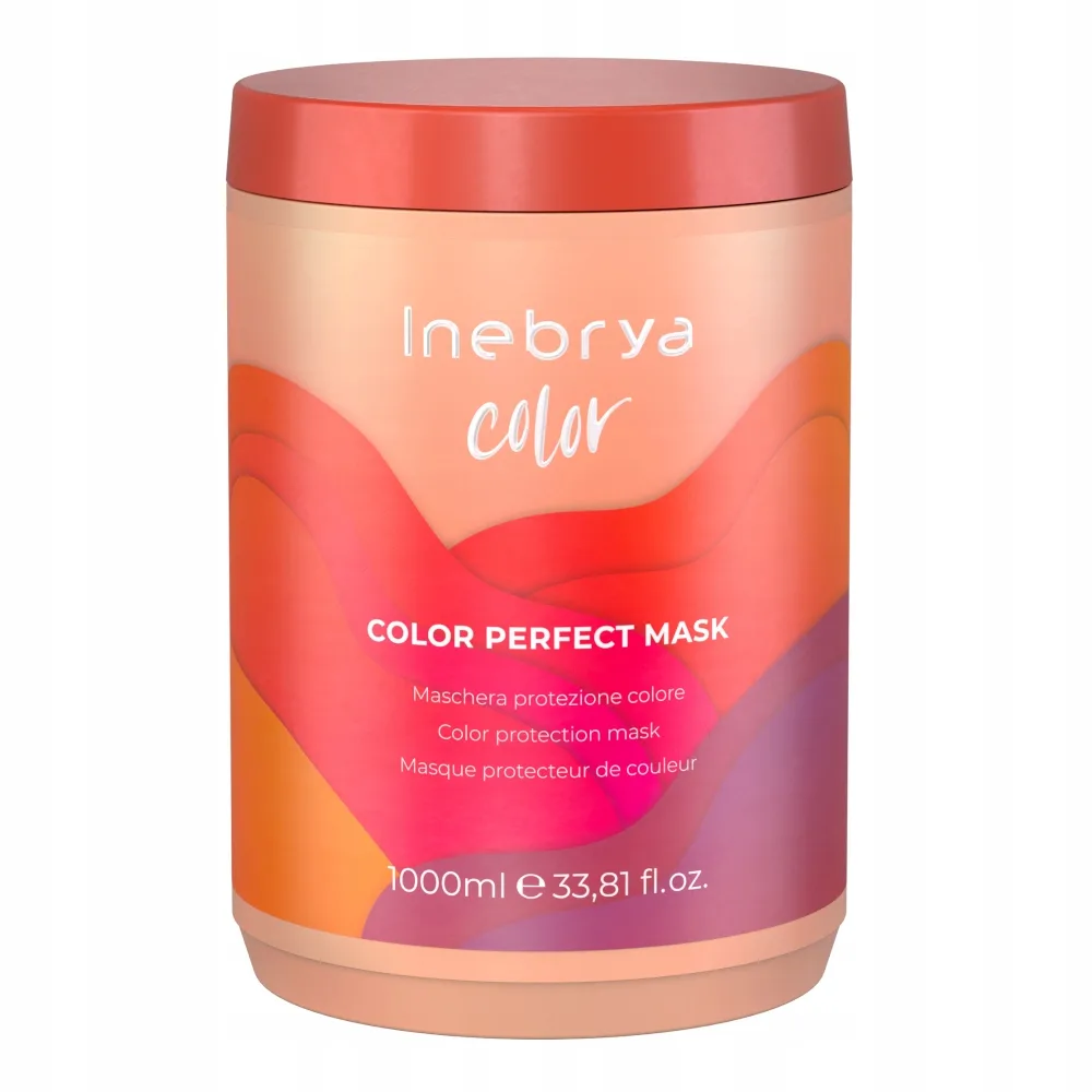 Маска для окрашенных волос Inebrya Color Perfect Mask питательная, защита цвета, 1000 мл