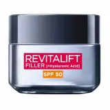 Крем для лица L'Oreal Paris Revitalift Filler HA SPF50 дневной, с гиалуроновой кислотой, 50 мл — фото 2
