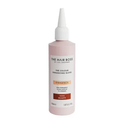Тонирующее средство для волос The Hair Boss Colour Enhancing Gloss оттенок Warm Brunette, 150 мл
