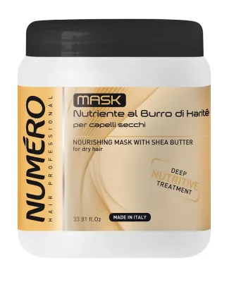 Маска для волос Numero Nourishing Mask With Shea Butter питательная с маслом ши, 1000 мл
