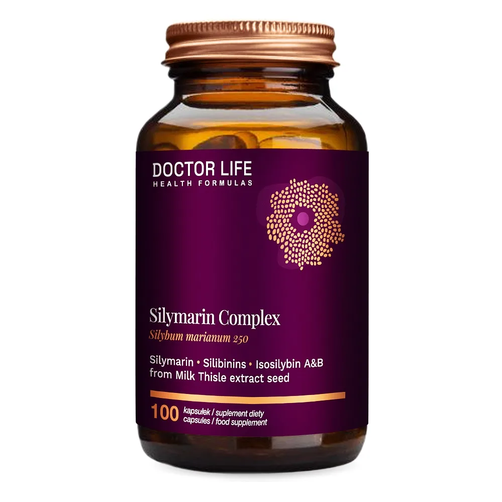 Биологически активная добавка Doctor Life Silymarin Complex экстракт расторопши 250 мг, концентрат 30:1, 100 капсул