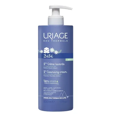 Крем для купания Uriage Bebe 1st Cleansing Cream детский пенящийся, 500 мл