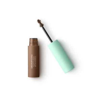 Тушь для бровей KIKO Milano Dreamphoria Fluffy Fusion Brow Pomade муссовая, эффект ламинирования, оттенок 03 Medium Brown, 4 мл