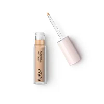 Консилер для области вокруг глаз KIKO Milano Skin Lover Intensive Serum стойкий с розовой водой 08 Vanilla, 8 мл