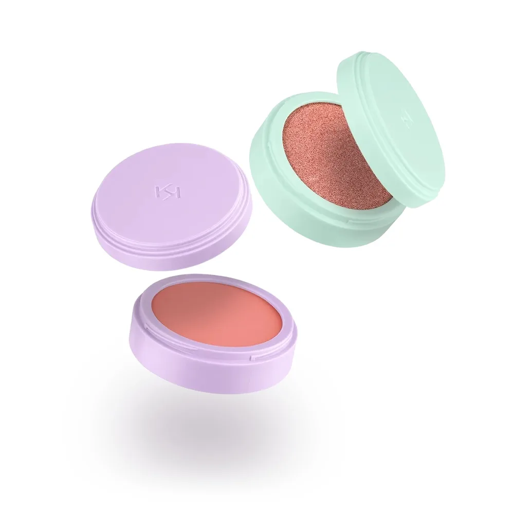 Тени для век KIKO Milano Dreamphoria Forever Mate Duet Eyeshadow дуэт матовый и металлик, 03 Lilac Rose Harmony, 8 г
