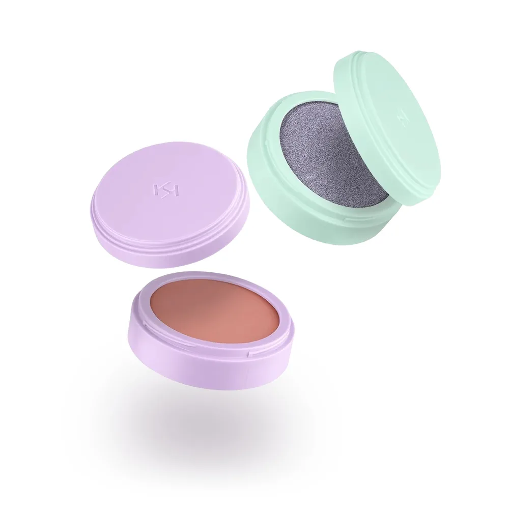 Тени для век KIKO Milano Dreamphoria Forever Mate Duet Eyeshadow дуэт матовый и металлик, 02 Pretty In Pink, 8 г