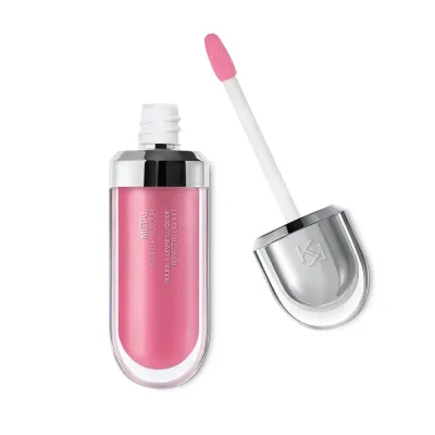 Помада для губ жидкая KIKO Milano Metal Liquid Lip Colour металлик, плотное покрытие, оттенок 02 Vintage Rose, 6,5 мл