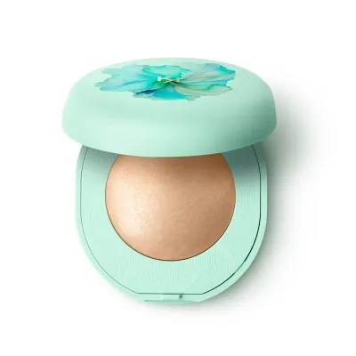 Пудра-хайлайтер для лица KIKO Milano Dreamphoria Glow Up Beautifier гибридная компактная сияющая, 01 Golden Dreams, 6 г