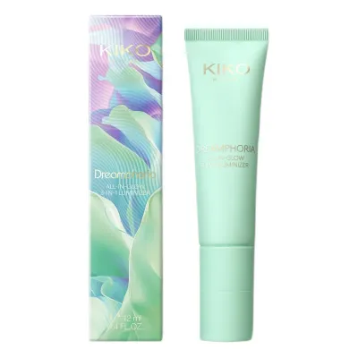 Хайлайтер для лица KIKO Milano Dreamphoria All-In-Glow 3In1 Luminizer кремовый универсальный, для лица глаз и губ, 12 мл