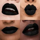 Помада для губ жидкая KIKO Milano Lasting Matte Veil Liquid Lip Colour матовая стойкая, оттенок 17 Black, 4 мл — фото 2