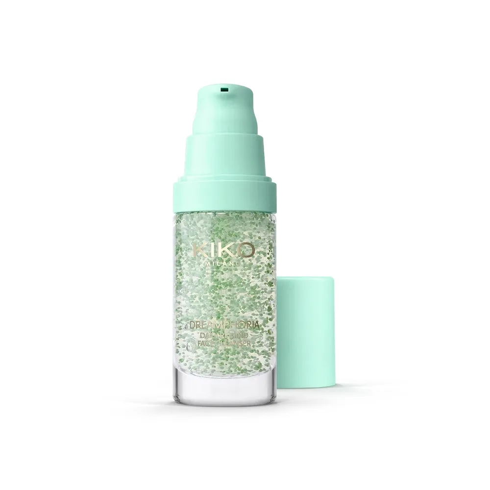 Гель для умывания Kiko Milano Dreamphoria с гранулами оливкового масла мятный 28 мл
