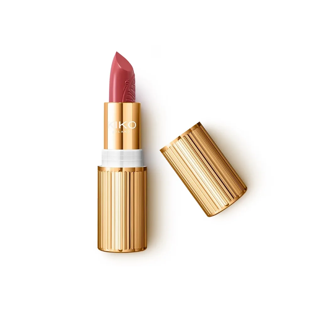 Помада для губ KIKO Milano Juicy Fizz Gleam and Care кремовая ухаживающая SPF 30, оттенок 06 Iced Cherry, 3.5 г