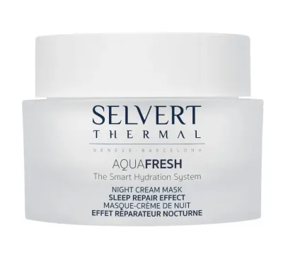 Восстанавливающая ночная маска-крем для лица Selvert Thermal Night Cream Mask, 50 мл