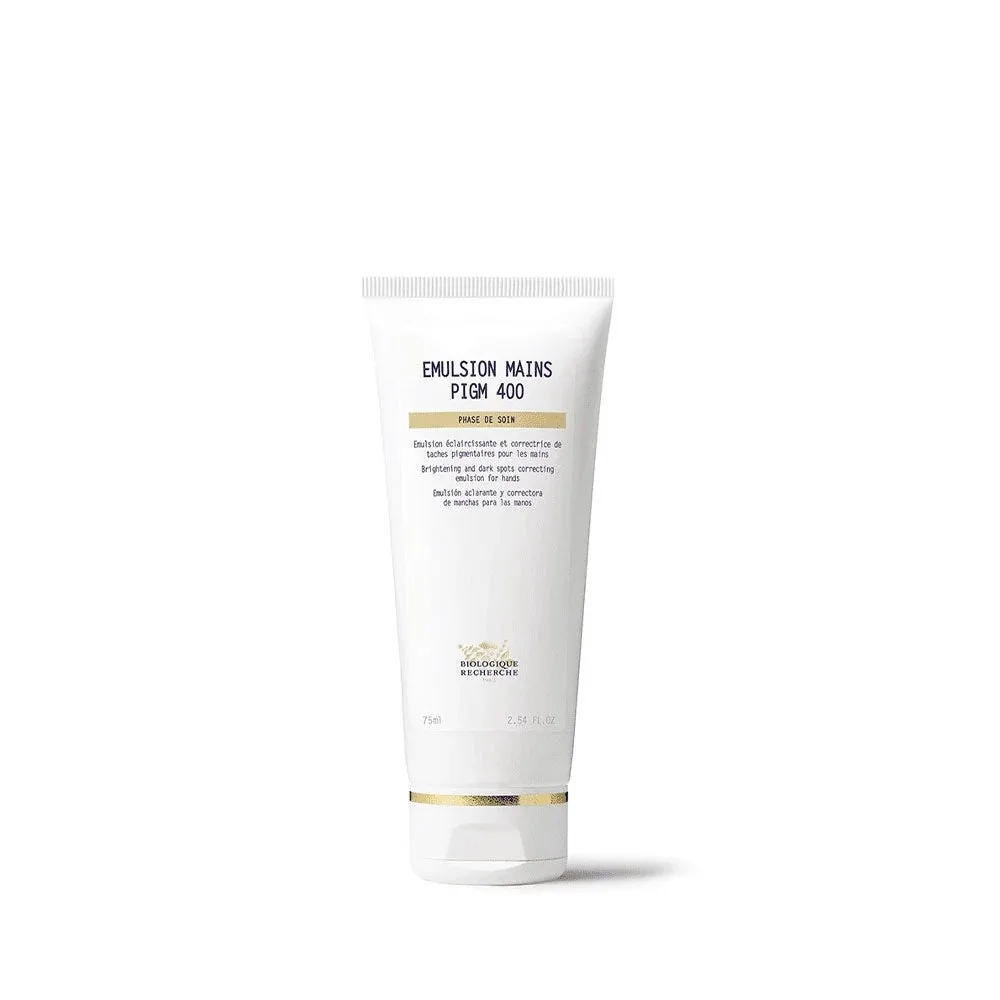 Осветляющая эмульсия для рук Biologique Recherche Emulsion Mains PIGM 400, 75 мл