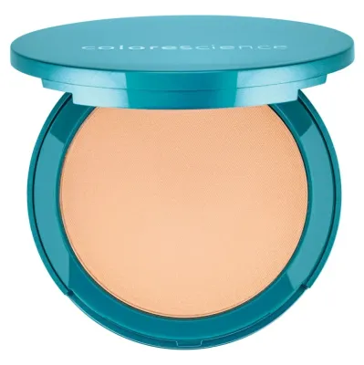 Минеральная прессованная пудра-основа Natural Finish SPF20, оттенок Medium Sunlight Colorescience, 12 г