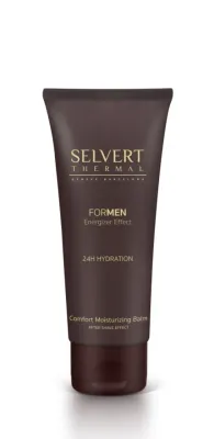 Лёгкий увлажняющий бальзам для лица для мужчин Selvert Thermal 24h Hydration Comfort, 100 мл