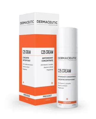 Крем для лица антиоксидантный с витамином С антивозрастной Dermaceutic C25 Cream, 30 мл