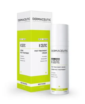 Крем для лица восстанавливающий после процедур с защитой SPF 50 Dermaceutic K Ceutic, 30 мл