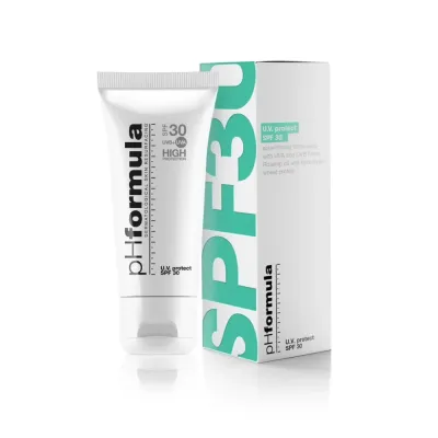 Защитный крем с олигопептидами и маслом шиповника pHformula UV Protect SPF 30+, 50 мл