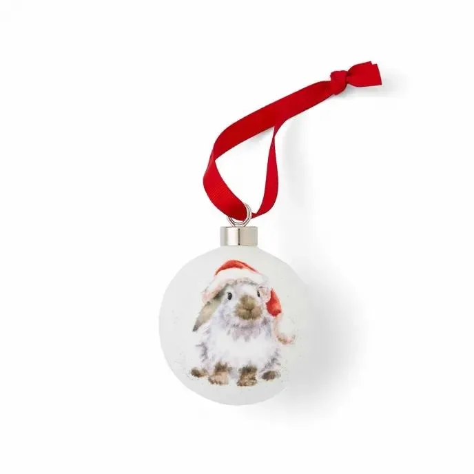 Royal Worcester Елочный шар Wrendale Designs Подвеска на елку 7 см, арт. WNQC79011-XG