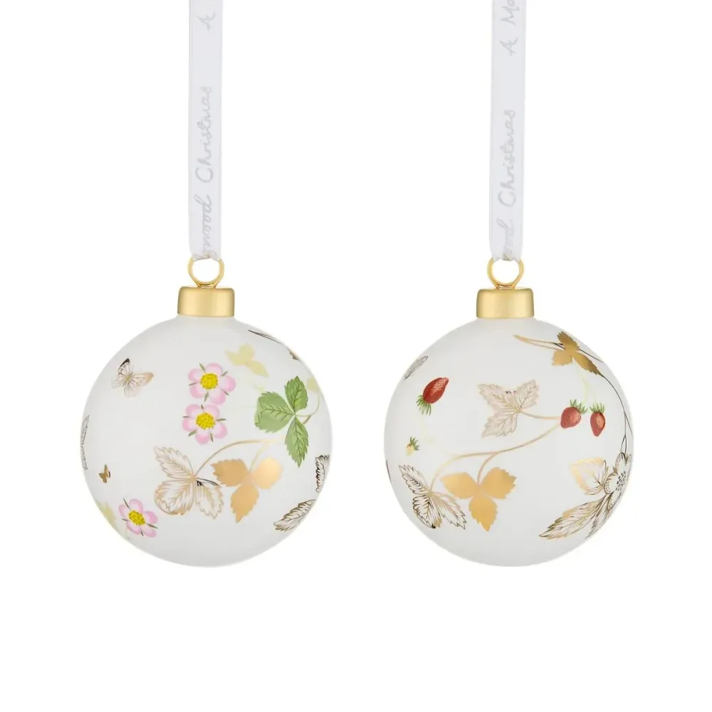 Wedgwood Набор из 2 шаров Wild Strawberry 7 см