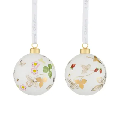 Wedgwood Набор из 2 шаров Wild Strawberry 7 см