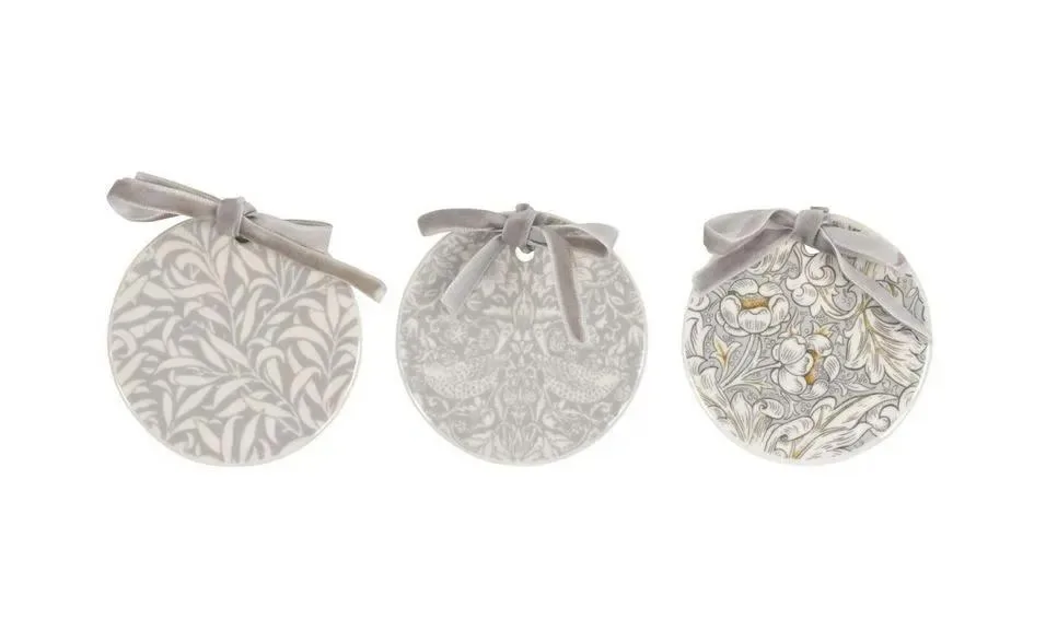 Spode Набор из 3 подвесок Pure Morris 7 см
