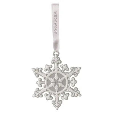 Wedgwood Подвеска снежинка 10 см grey neo