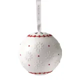 Wedgwood Елочный шар Red 12 см — фото 1