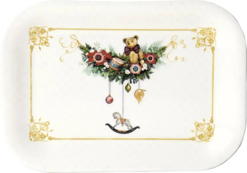IHR Поднос Melami «Ностальгическая игрушка», кремовый, 20,5 см х 14,5 см
