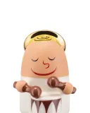 Alessi Набор из 2 фигурок - ангелочки с барабаном и арфой — фото 2