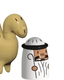 Alessi Комплект из 2 фигурок пастух и верблюд — фото 2
