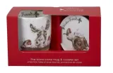 Royal Worcester Кружка с блюдцем Wrendale Designs 310 мл Зимние друзья — фото 2