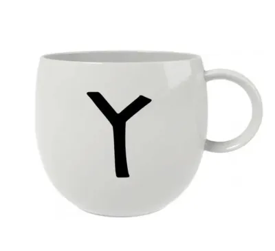 Like. by Villeroy&Boch Кружка с буквами 400 мл Y
