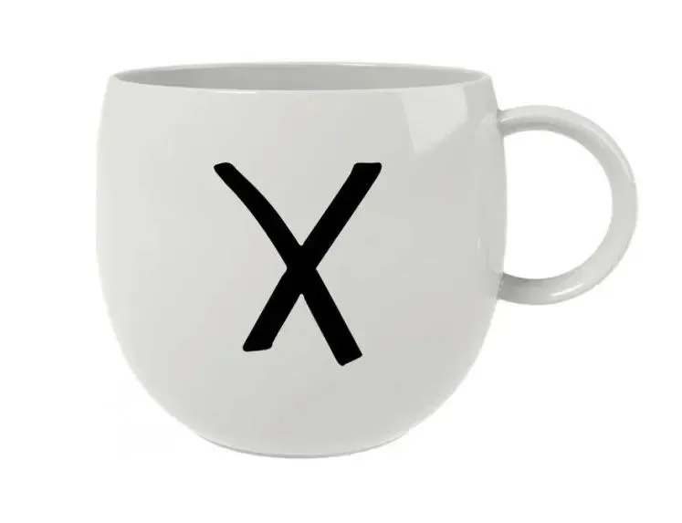 Like. by Villeroy&Boch Кружка с буквами 400 мл X
