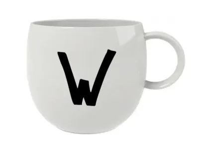 Like. by Villeroy&Boch Кружка с буквами 400 мл W
