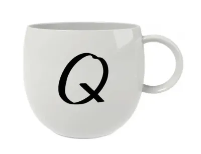 Like. by Villeroy&Boch Кружка с буквами 400 мл Q