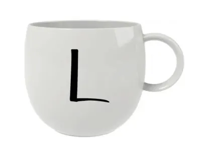 Like. by Villeroy&Boch Кружка с буквами 400 мл L