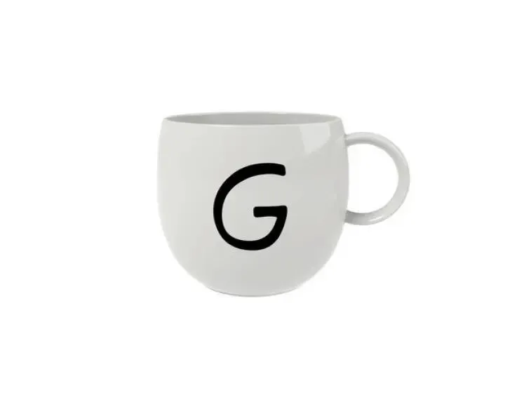 Like. by Villeroy&Boch Кружка с буквами 400 мл G