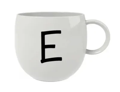 Like. by Villeroy&Boch Кружка Буквы 400 мл E