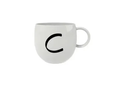 Like. by Villeroy&Boch Кружка Буквы 400 мл C