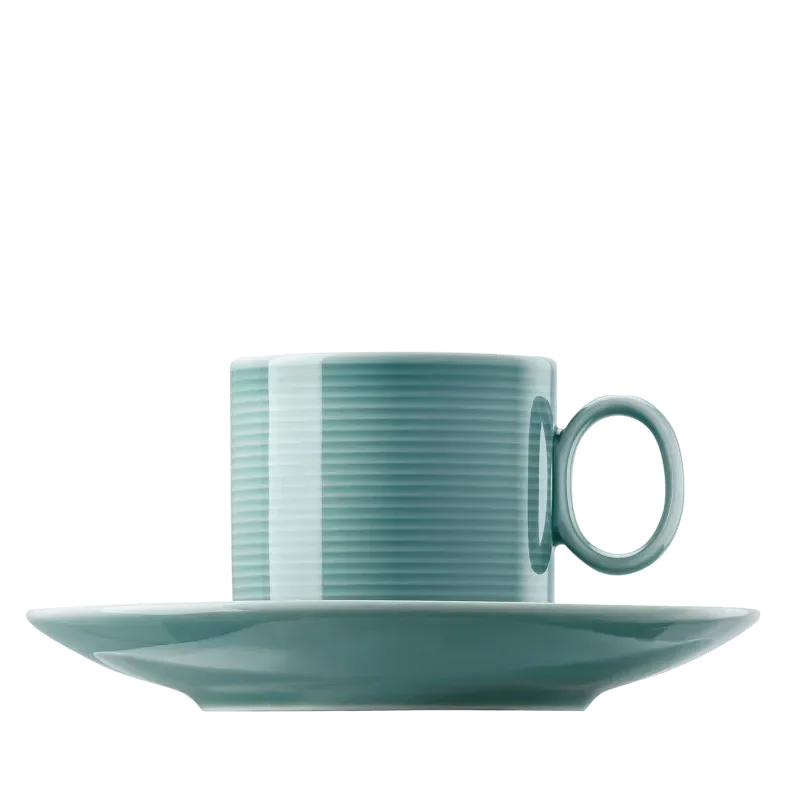 Thomas Rosenthal Group Кофейная чашка Loft Colour 220 мл с блюдцем ледяная голубая