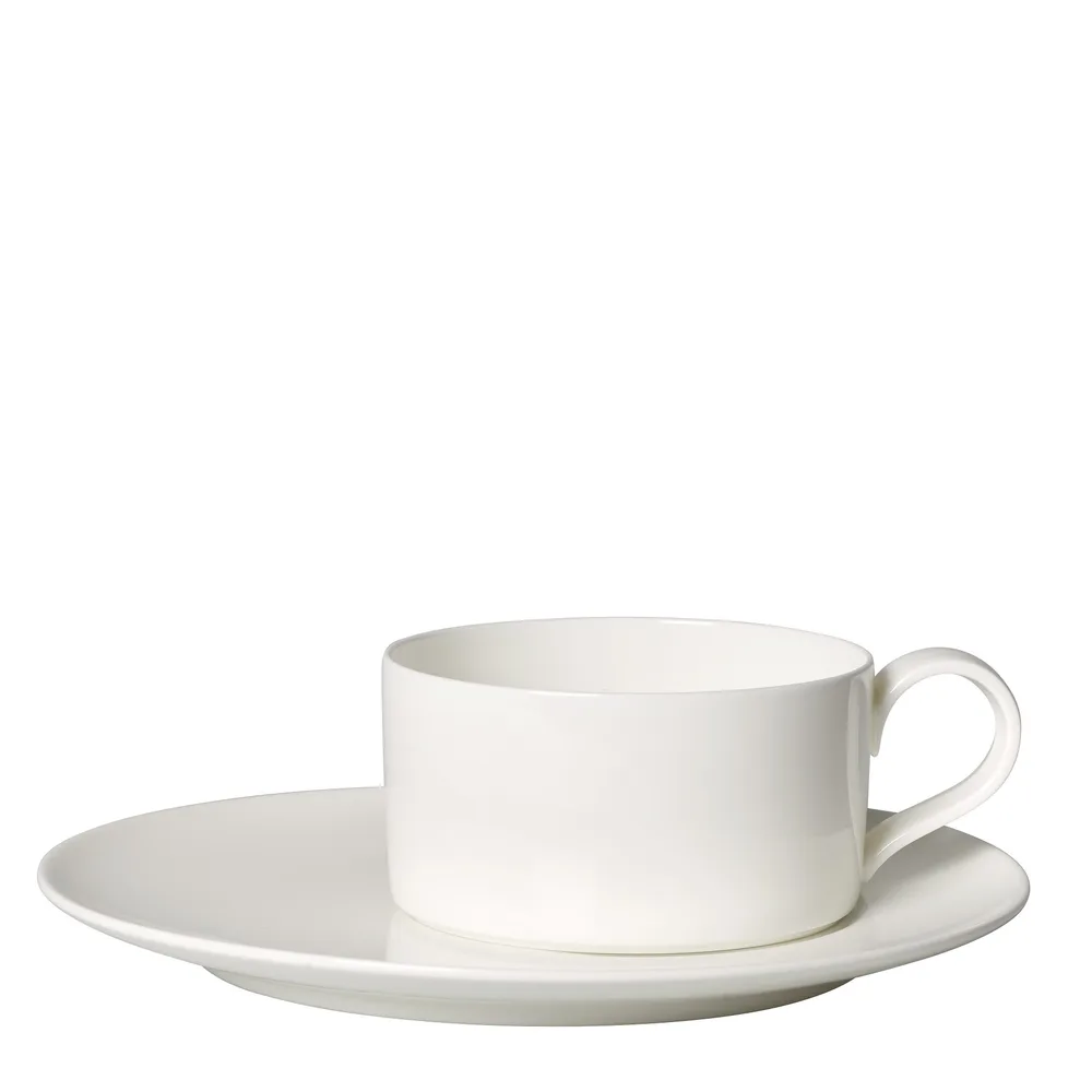 Villeroy & Boch Чашка с блюдцем MetroChic Blanc 230 мл для чая