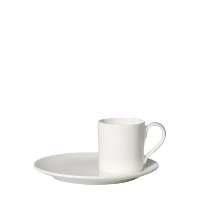 Villeroy & Boch Чашка с блюдцем MetroChic Blanc 80 мл для эспрессо