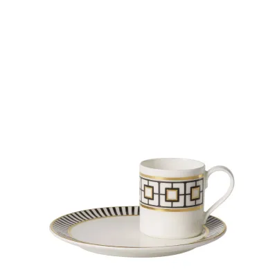 Villeroy & Boch Чашка с блюдцем MetroChic 80 мл для эспрессо