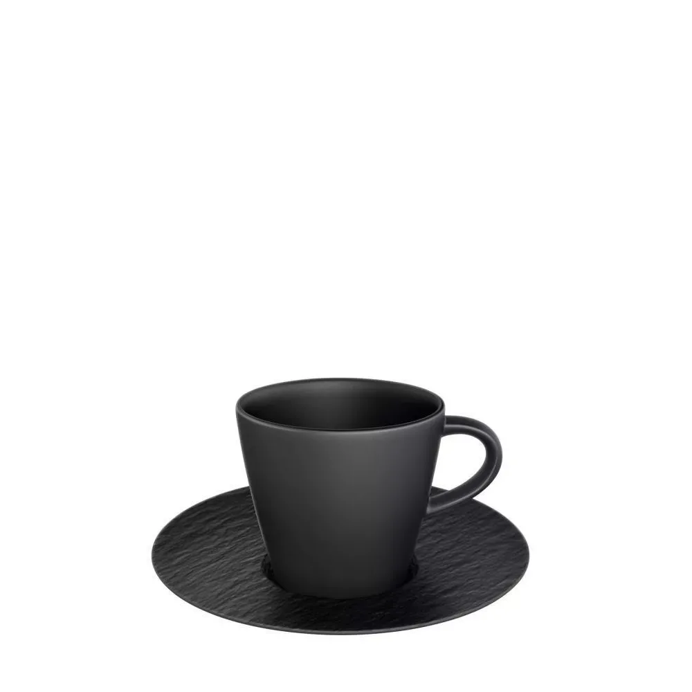 Villeroy & Boch Чашка с блюдцем Manufacture Rock 100 мл для эспрессо