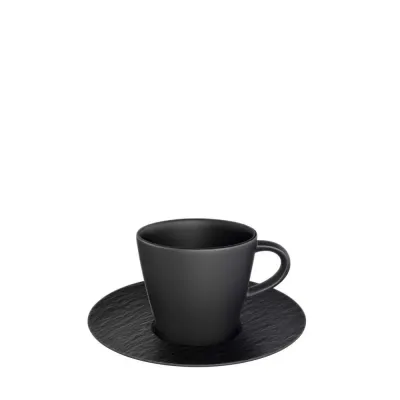 Villeroy & Boch Чашка с блюдцем Manufacture Rock 100 мл для эспрессо