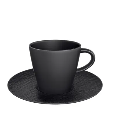 Villeroy & Boch Чашка с блюдцем Manufacture Rock 220 мл для кофе