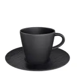 Villeroy & Boch Чашка с блюдцем Manufacture Rock 220 мл для кофе — фото 1