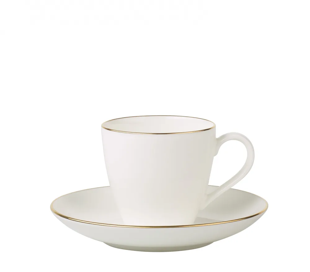 Villeroy & Boch Чашка с блюдцем Anmut Gold 100 мл для эспрессо